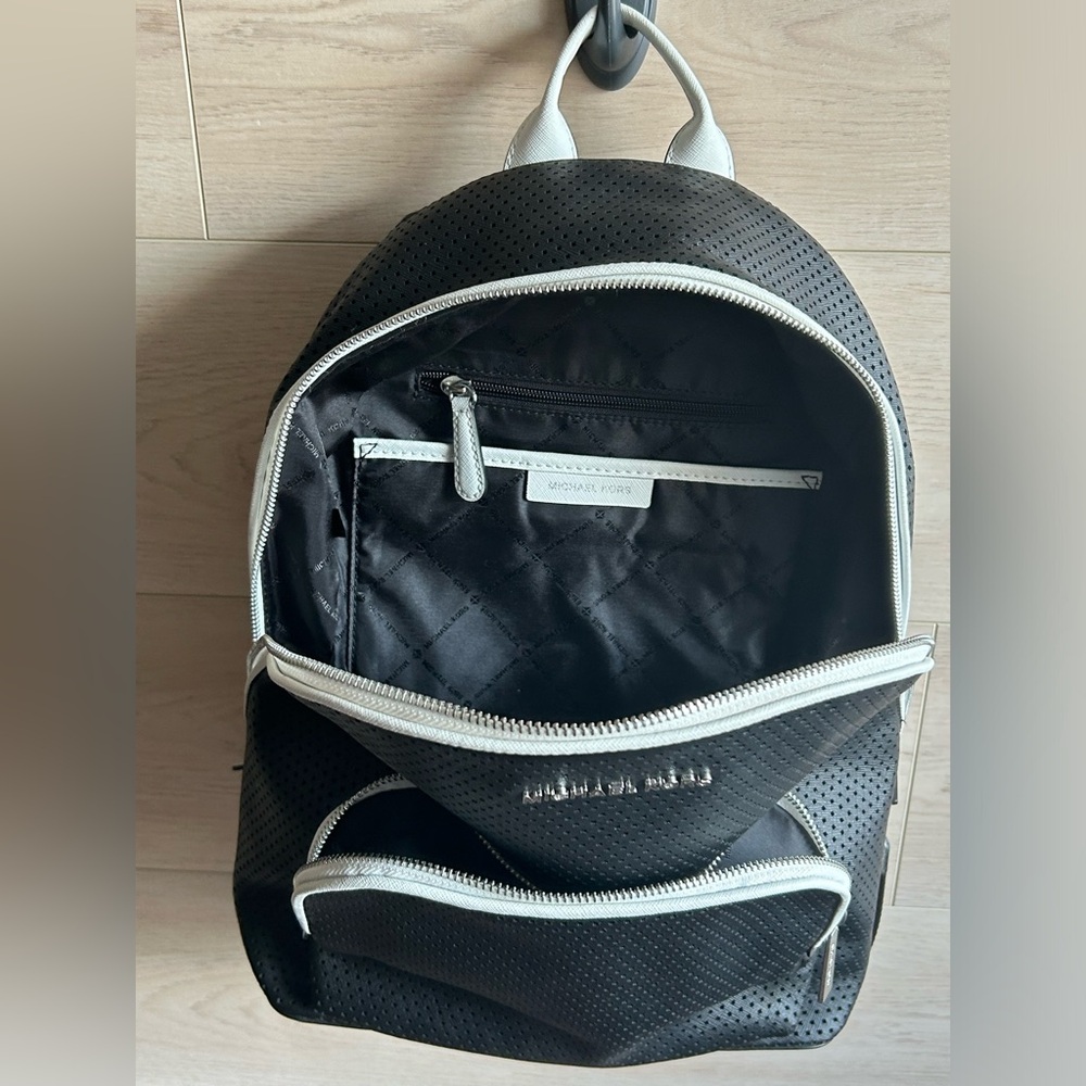 Michael Kors Lacey Medium Leather Backpack - Picture 13 of 15